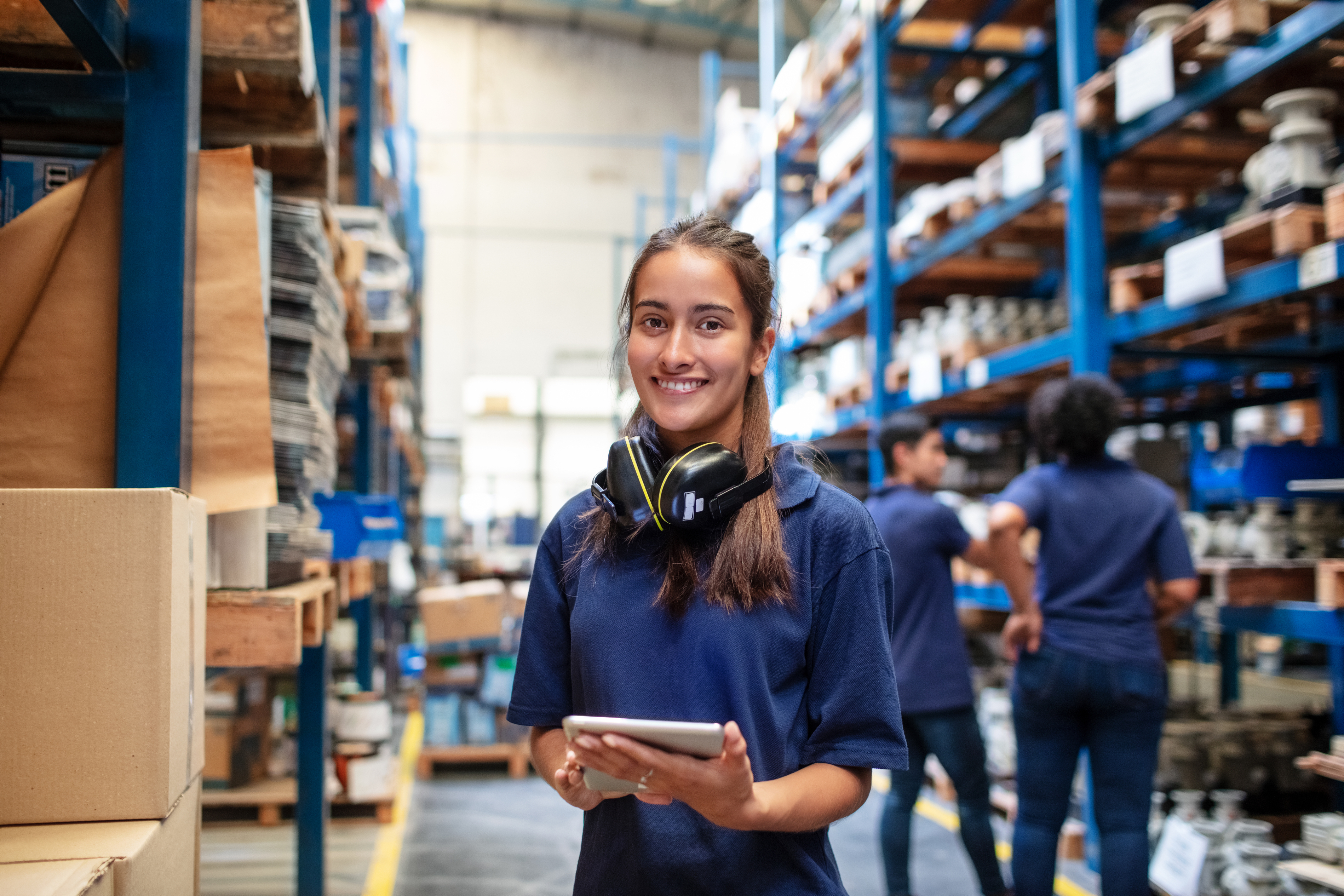 Girl In A Warehouse