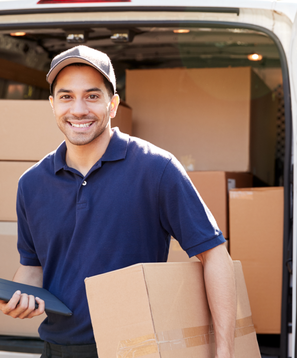 Worker With a Shipment