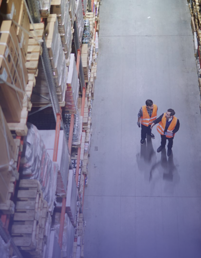 Workers In A Warehouse