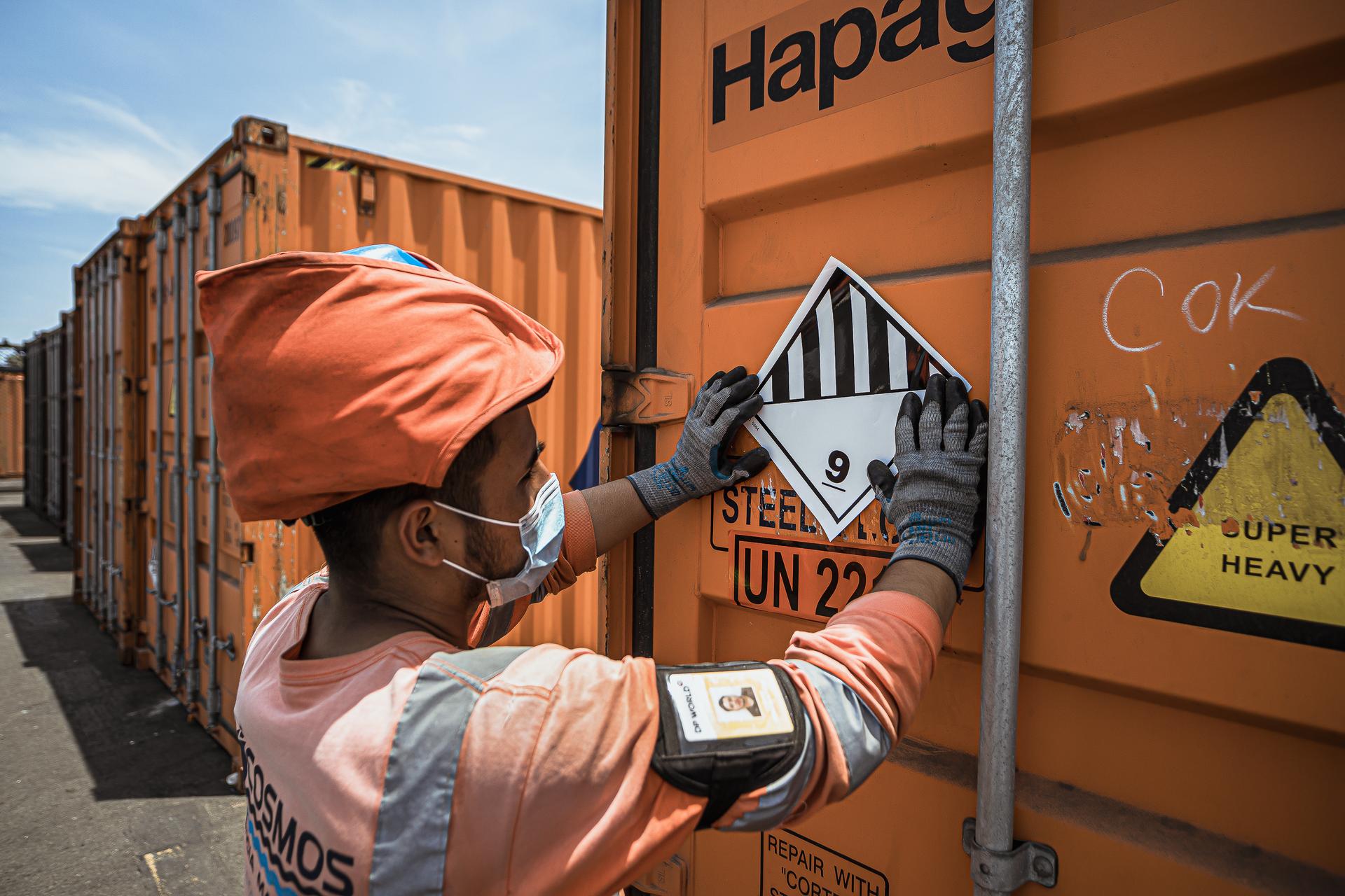 Worker Sicking Signs